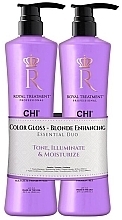 Set - CHI Royal Treatment Color Gloss Blonde Enhancing Essentials Duo (shm/946ml + cond/946ml) — Bild N1