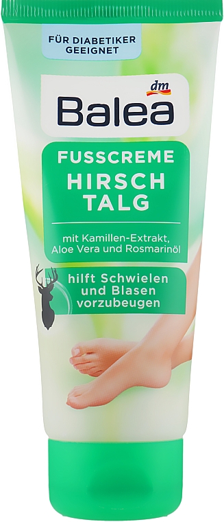 Fußcreme mit Hirschfett - Balea Hirschtalg Foot Cream — Bild N1
