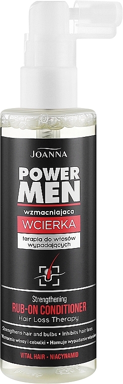 Conditioner gegen Haarausfall - Joanna Power Men Strengthening Rub-On Conditioner Hair Loss Therapy — Bild N1