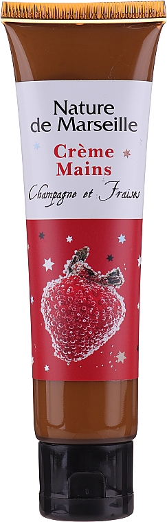 Körperpflegeset Erdbeere und Champagner - Nature De Marseille (Duschgel 150ml + Handcreme 60ml + Körperbalsam 100ml + Seife 95g) — Bild N3