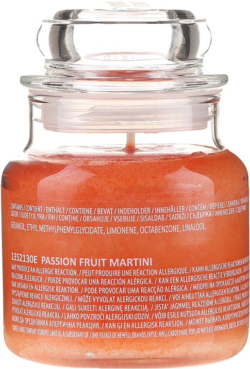 Duftkerze im Glas Passion Fruit Martini - Yankee Candle Passion Fruit Martini Jar — Bild N6