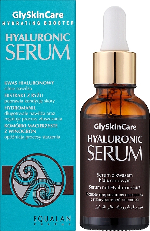 Feuchtigkeitsspendendes und glättendes Anti-Aging Gesichtsserum mit Hyaluronsäure - GlySkinCare Hyaluronic Serum — Bild N2