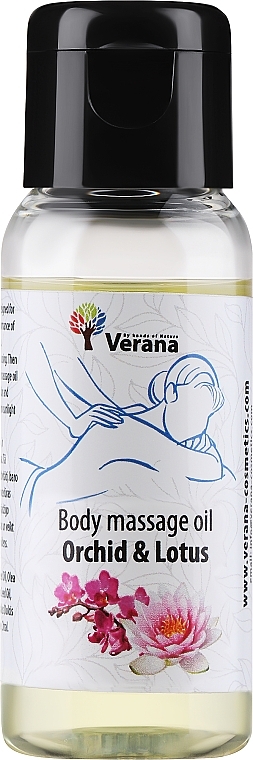 Massageöl für den Körper Orchid & Lotus Flower - Verana Body Massage Oil — Bild N1