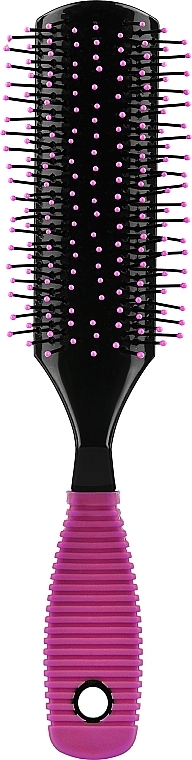 Haarbürste 21 cm schwarz-rosa - Ampli — Bild N1