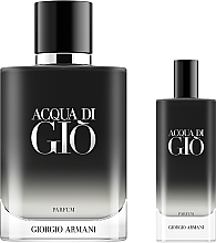 Giorgio Armani Acqua Di Gio Parfum - Zestaw (Eau de Parfum/100ml + Eau de Parfum/15ml) — Bild N3