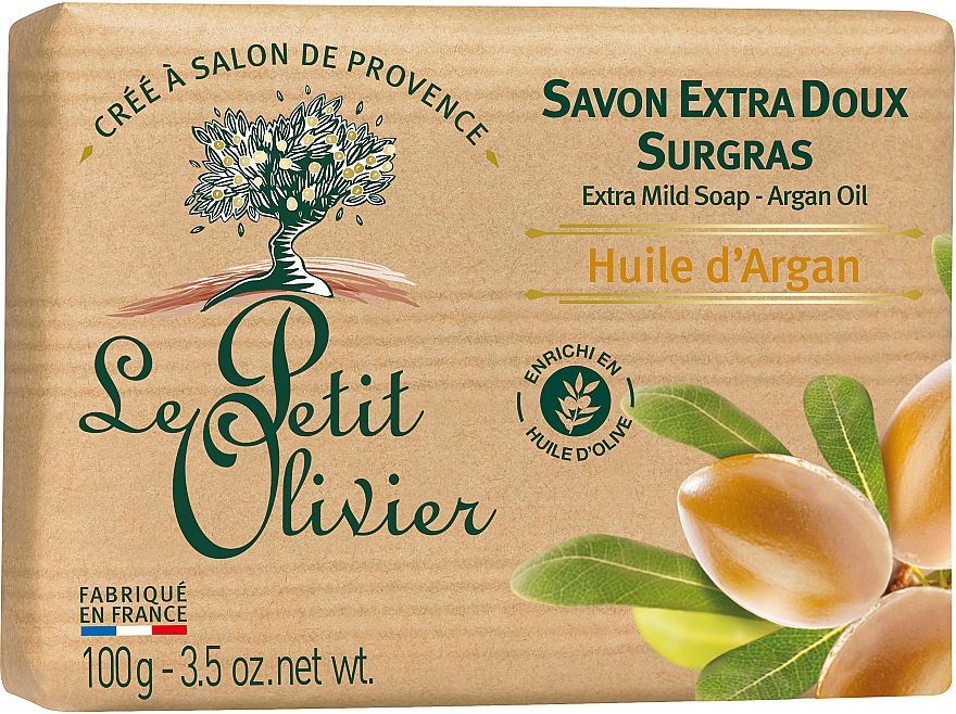 Seife mit Arganöl - Le Petit Olivier Vegetal Oils Soap Argan Oil — Bild N2