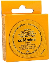 Düfte, Parfümerie und Kosmetik Wärmende Gesichtsmaske mit Sanddornextrakt - Cafe Mimi Warm Face Mask