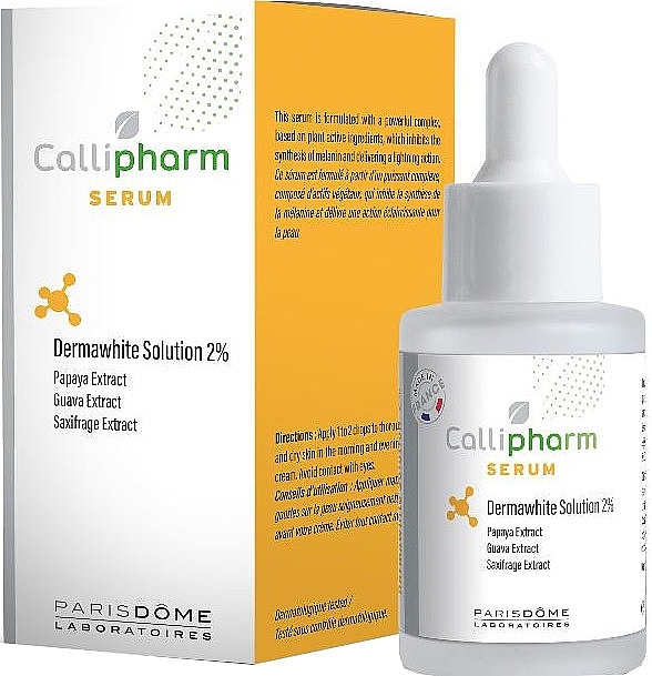 Aufhellendes Gesichtsserum - Callipharm Serum Dermawhite Solution 2% — Bild N1