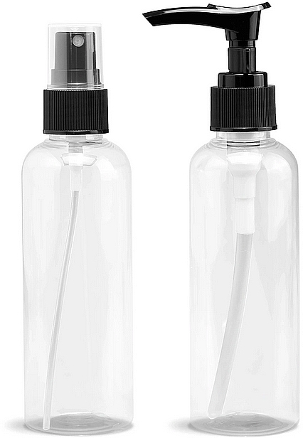 Plastikflasche mit Sprüher und Spender 2 St. - Gillian Jones Travel Size Bottles 100ml  — Bild N2