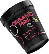 Energie-Körperpeeling Erdbeeren und Kaffee - Organic Mimi Body Scrub Energy Strawberry & Coffee — Bild N1
