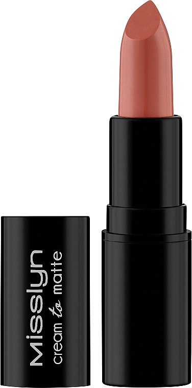 Lippenstift - Misslyn Cream To Matte Long-lasting Lipstick — Bild N1
