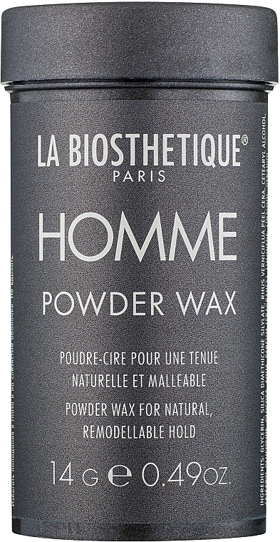 Haarpuder-Wachs für Männer Natürlicher Halt mit mattem Finish - La Biosthetique Homme Powder Wax