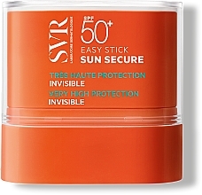 Hochwertiger Sonnenschutz-Stick für empfindliche Bereiche SPF 50+ - SVR Sun Secure Easy Stick SPF 50 — Bild N1