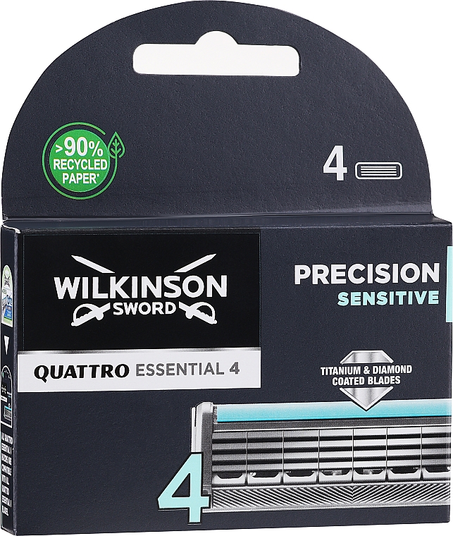 Ersatzklingen 4 St. - Wilkinson Sword Quattro Titanium Sensitive — Bild N1