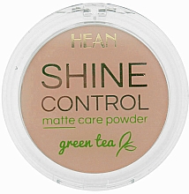 Mattierender Puder mit grünem Tee - Hean Shine Control Matte Care Powder — Bild N1
