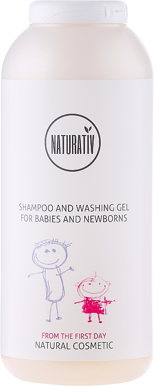 Shampoo und Badeschaum für Babys und Neugeborene - Naturativ Shampoo and Washing Gel For Infants and Babies — Bild N1