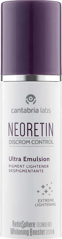 Aufhellende Emulsion für alle Hauttypen - Cantabria Labs Neoretin Discrom Control Ultra Emulsio  — Bild N1