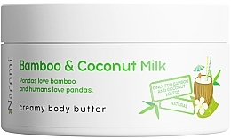 Körperbutter mit Bambus- und Kokosmilchduft - Nacomi Bamboo And Coconut Milk Creamy Body Butter — Bild N1