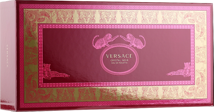 Versace Crystal Noir - Duftset (Eau de Toilette 90ml + Eau de Toilette 10ml + Kosmetiktasche)