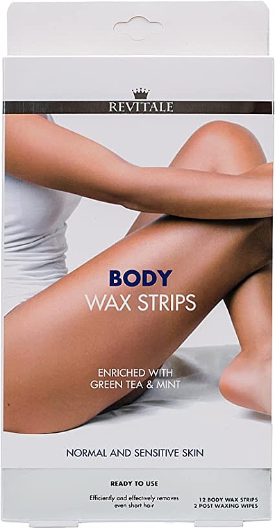 Wachsstreifen für den Körper - Revitale Body Wax Strips Green Tea & Mint — Bild N1