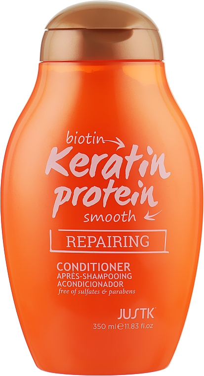 Conditioner für sprödes und splissiges Haar mit Biotin und Keratin - JustK — Bild N1