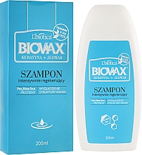 Düfte, Parfümerie und Kosmetik Haarshampoo mit Keratin und Seide - Biovax Keratin + Silk Shampoo