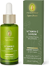 Aufhellendes Serum mit Vitamin C - Primavera Illuminating & Balancing Vitamin C Serum — Bild N2