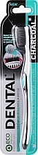 Zahnbürste schwarz-weiß - Dental Charcoal Toothbrush — Bild N1