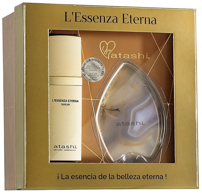 Set - Atashi L'essenza Eterna Serum Anti-Aging Set ( f/ser/30ml + massager) — Bild N1