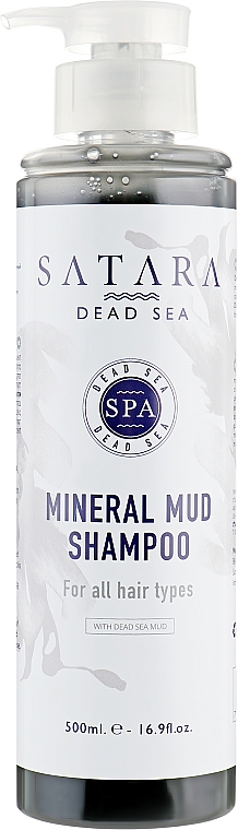 Shampoo für alle Haartypen mit Schlamm aus dem Toten Meer - Satara Dead Sea Mineral Mud Shampoo — Bild N1
