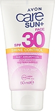 Feuchtigkeitsspendende Sonnenschutzcreme für das Gesicht SPF 30 - Avon Care Sun+ Shine Control Sun Cream SPF 30 — Bild N1