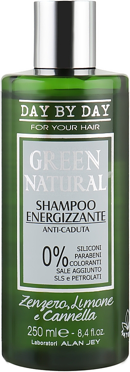 Energetisierendes Shampoo gegen Haarausfall - Alan Jey Green Natural Shampoo — Bild N1
