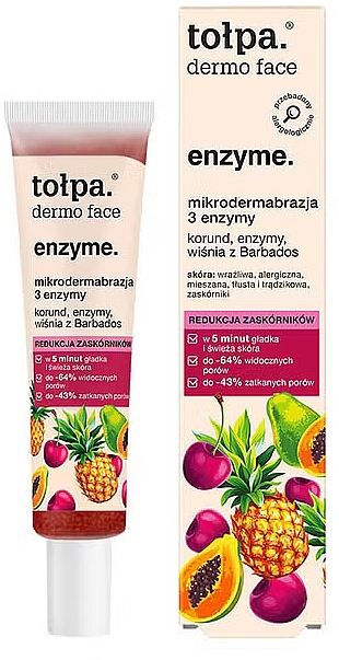 Gesichtspeeling mit 3 Enzymen - Tolpa Dermo Face Enzyme — Bild N1