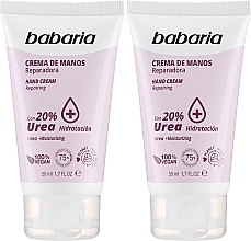 Handpflegeset mit 20% Harnstoff - Babaria Cream Hands Urea Anti-grietas (Handcreme 2x50ml) — Bild N1
