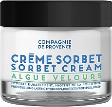 Feuchtigkeitsspendende Gesichtscreme-Sorbet - Compagnie De Provence Algue Velours Sorbet Cream — Bild N1