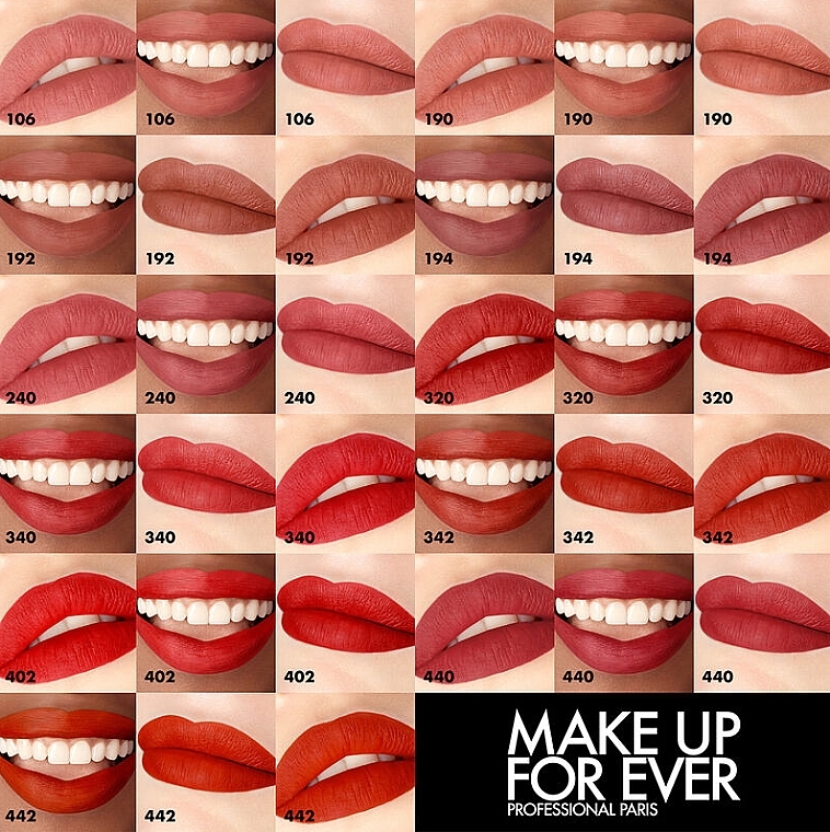 Langanhaltender flüssiger Lippenstift - Make Up For Ever Rouge Artist For Ever Matte 24HR Longwear Liquid Lipstick — Bild N2