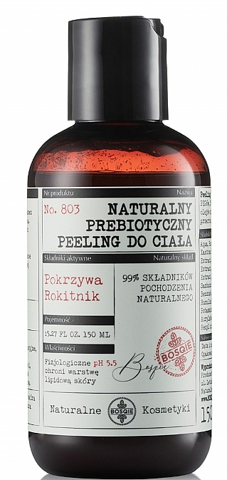 Natürliches Körperpeeling mit Präbiotika - Bosqie Natural Prebiotic Body Scrub — Bild N1