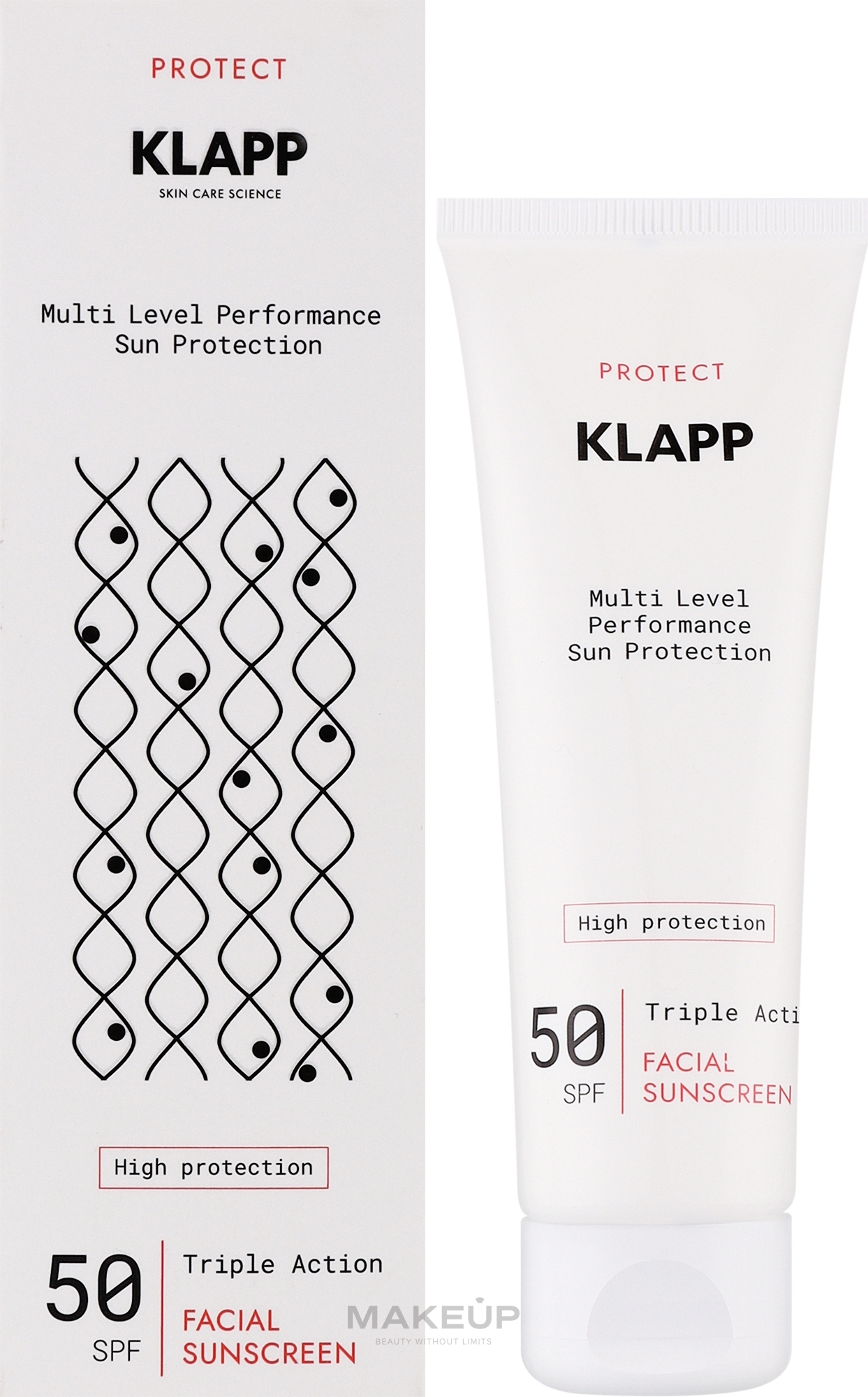 Sonnenschutzcreme - Klapp Multi Level Performance Sun Protection Cream SPF50 — Bild 50 ml