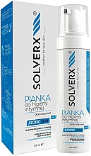 Düfte, Parfümerie und Kosmetik Intimpflegeschaum mit Lactobionsäure für atopische Haut - Solverx Atopic Skin
