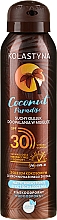 Düfte, Parfümerie und Kosmetik Trockenes Bräunungsöl mit Kokosnuss SPF 30 - Kolastyna Coconut Paradise Oil SPF30