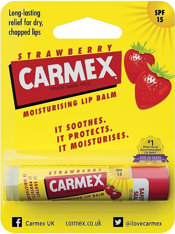 Schützender und beruhigender Lippenbalsam SPF 15 - Carmex Lip Balm — Bild N3