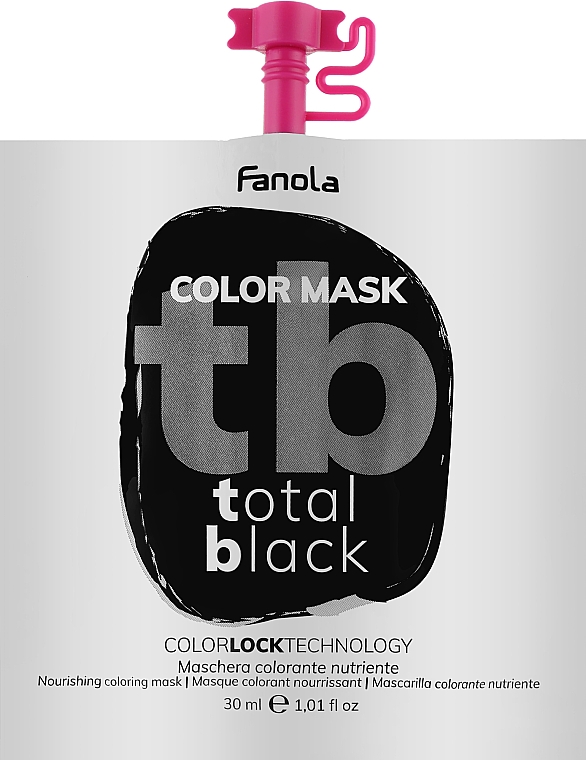 Feuchtigkeitsspendende getönte Haarmaske 30 ml - Fanola Color Mask — Bild N1
