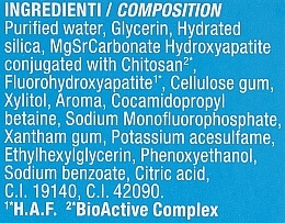 Zahnpasta für Kinder von 6 Monaten bis 6 Jahren mintgrün - Curaprox Curasept Biosmalto Baby-Kid Caries, Abrasion & Erosion Delicate Mint — Bild N3