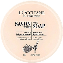 Reinigende Gesichtsseife mit Feige und Honig - L'Occitane Cleansing Face Soap — Bild N1