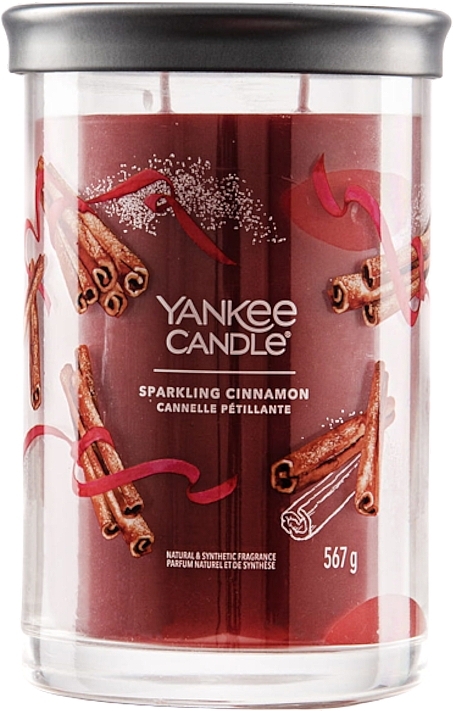 Duftkerze im Glas Sparkling Cinnamon Zwei Dochte - Yankee Candle Sparkling Cinnamon — Bild N1