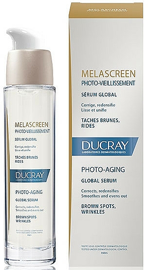 Anti-Aging Gesichtsserum gegen braune Flecken - Ducray Melascreen Serum Global — Bild N1