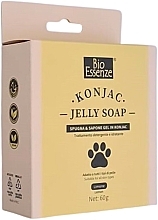 Set - Bio Essenze Jelly Soap Limone (sponge/1pcs+soap/60g) — Bild N1