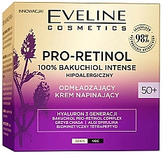 Verjüngende Gesichtscreme mit Pro-Retinol, Chaga-Pilz und Spirulina 50+ - Eveline Cosmetics Pro-Retinol 100% Bakuchiol Rejuvenating Cream — Bild N1