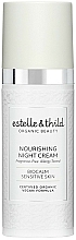 Luxuriöse beruhigende und pflegende Nachtcreme für das Gesicht mit schwarzen Holunderblüten, Jojobaöl und Haferextrakt - Estelle & Thild BioCalm Nourishing Night Cream — Bild N1