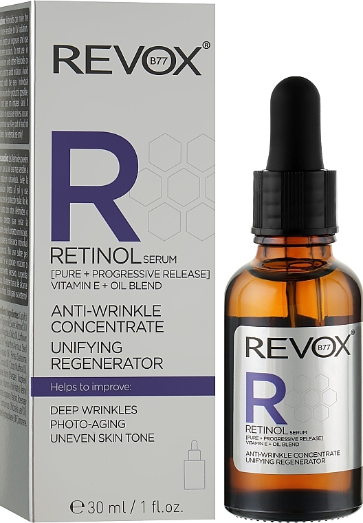 Regenerierendes Anti-Falten Gesichtsserum mit Retinol - Revox Retinol Serum Unifying Regenerator — Bild N2